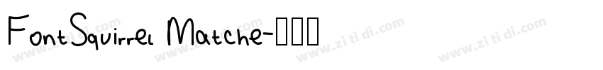 FontSquirrel Matche字体转换